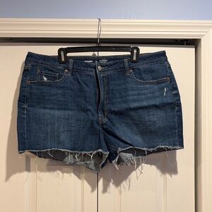 Old Navy Women's Dark Blue Jean Shorts